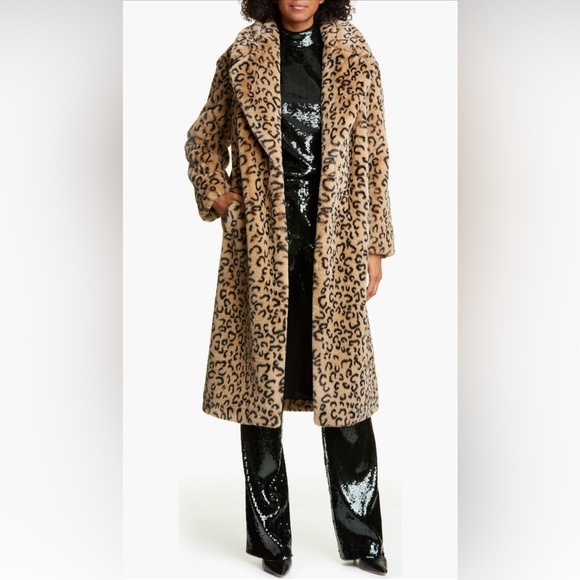 Elkin Faux Fur Coat - Picture 1 of 2